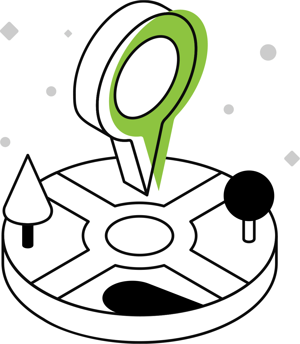 Location Based Marketing graphic Location Based Marketing graphic